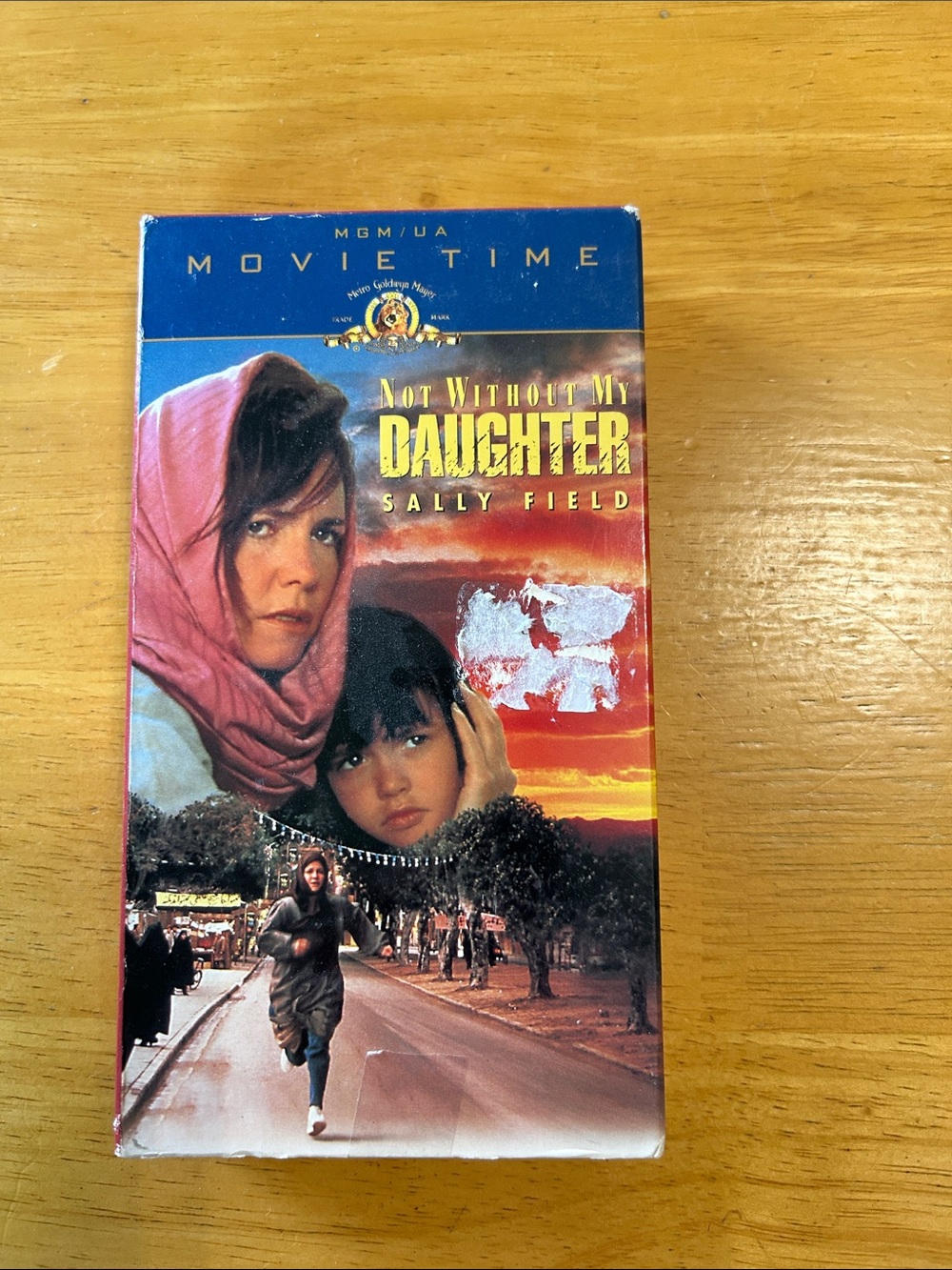 Not Without My Daughter VHS Movie Sally Field - Red, Blue, Pink